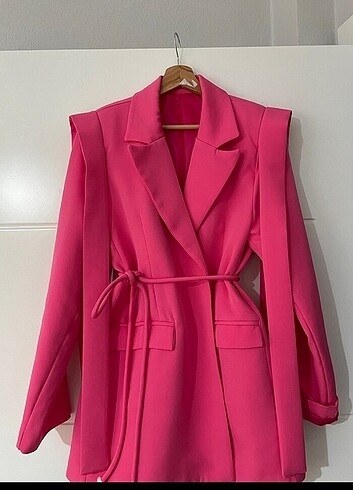 İpli blazer ceket - Görsel 2