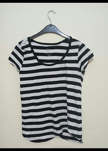 Mango Çizgili t shirt