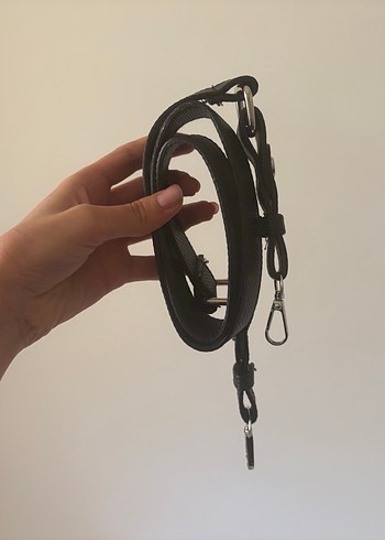 Lacoste Siyah Deri Vintage Kadın Çanta - Görsel 2