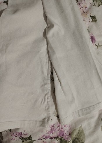 bershka beyaz flare jean - Görsel 7