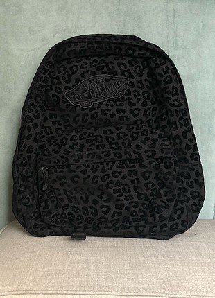 diğer Beden Vans siyah leopar desenli sırt çantası