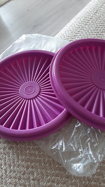 Tupperware sıfır ürün yedek kapak 2 tane