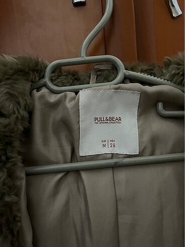 Pull and Bear Kürklü kapüşonlu kaban