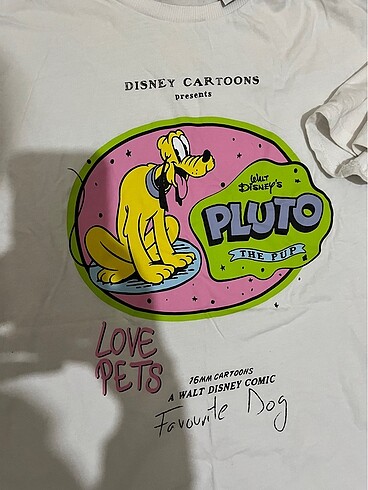 Disney baskılı oversize tişört
