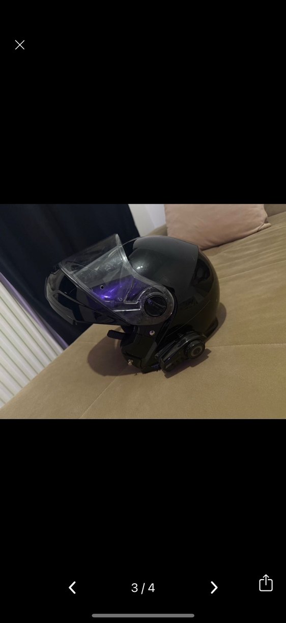 Çene Açılabilir strobe LS2 Motosiklet Kaskı - Görsel 3