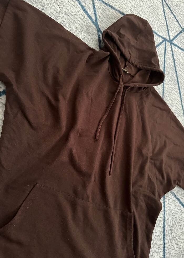 Mevsimlik oversize sweatshirt - Görsel 2