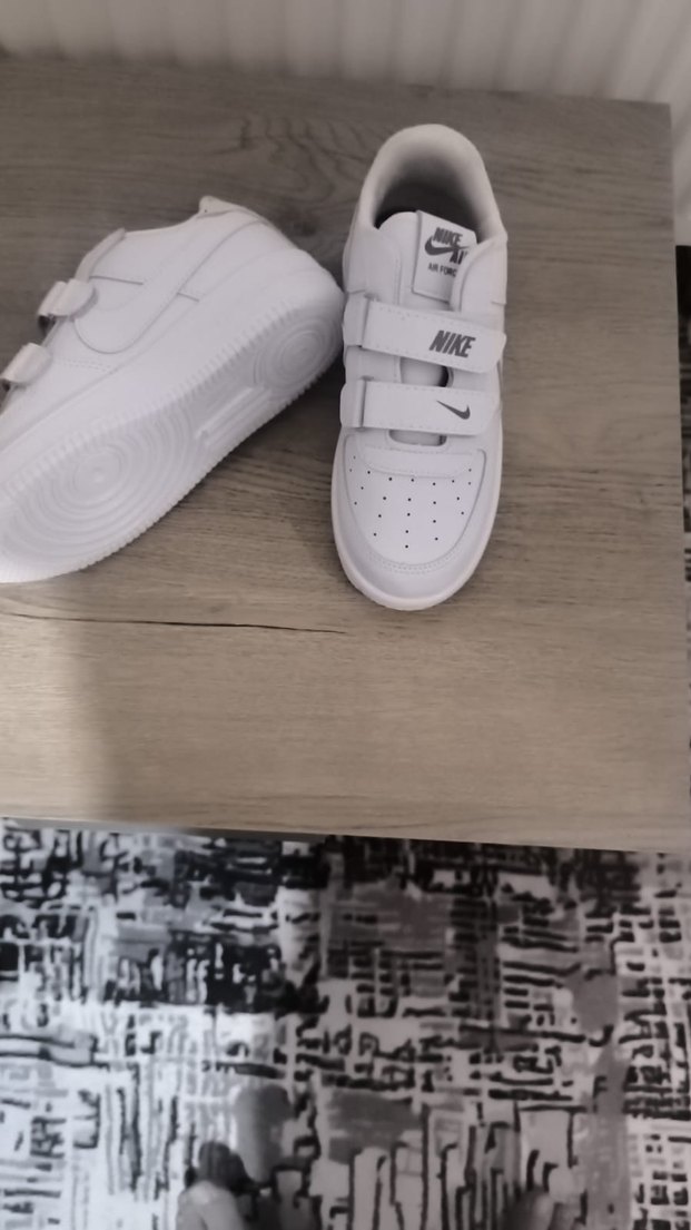 Çocuk Beyaz Nike Spor Ayakkabı - Görsel 2