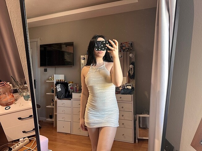 bershka mini elbise