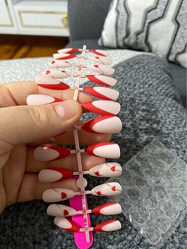 24 lü TAKMA TIRNAK SETİ - Görsel 3