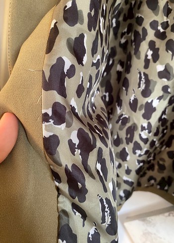 Kahverengi Kuşaklı Uzun Kadın Blazer - Görsel 4