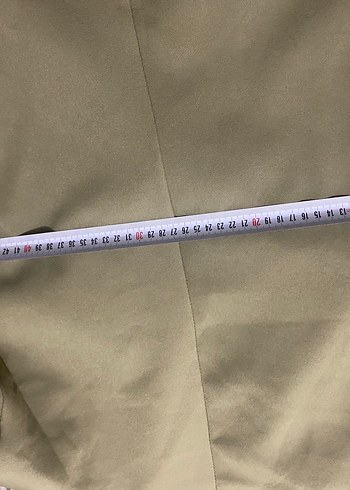 Kahverengi Kuşaklı Uzun Kadın Blazer - Görsel 11