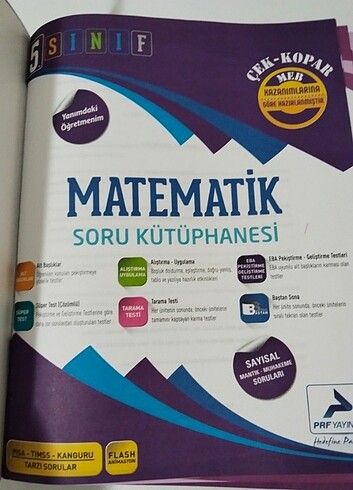 5. Sınıf matematik soru kütüphanesi prf yayınları 