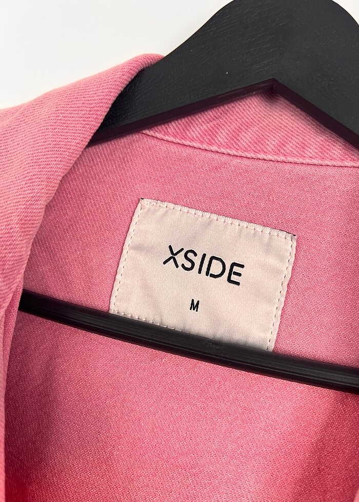 Taşlı jean Gömlek/Ceket - Görsel 2