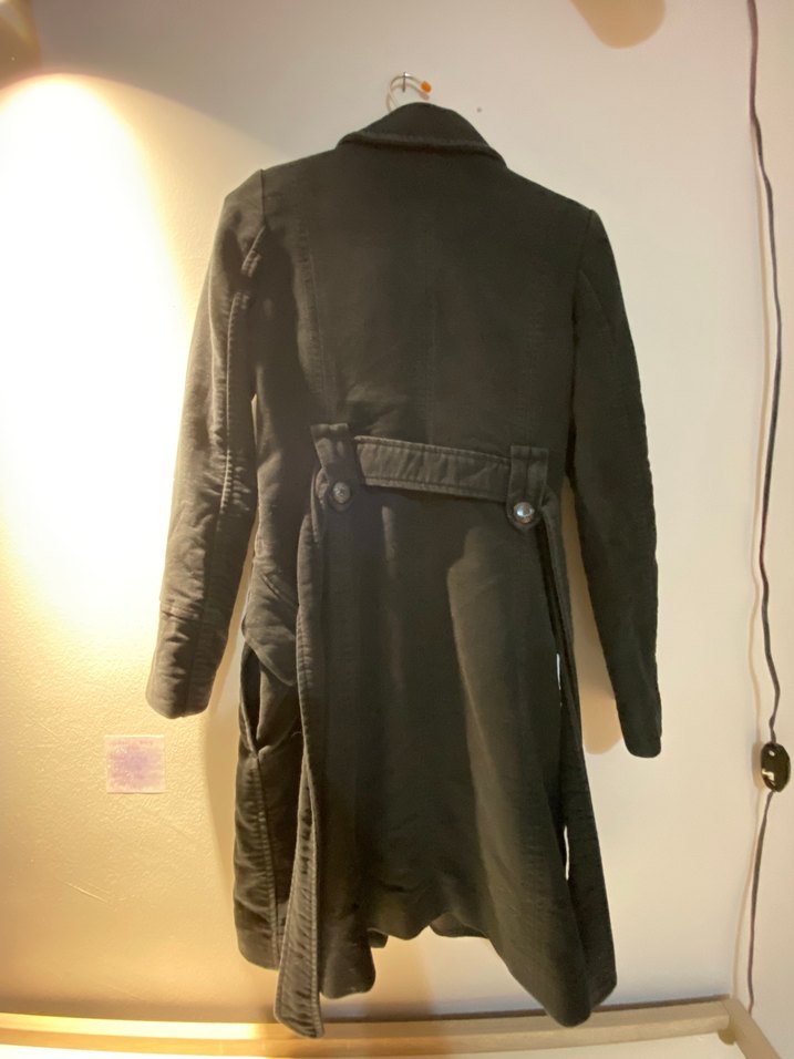 Mango Vintage Siyah Kaban - Görsel 2