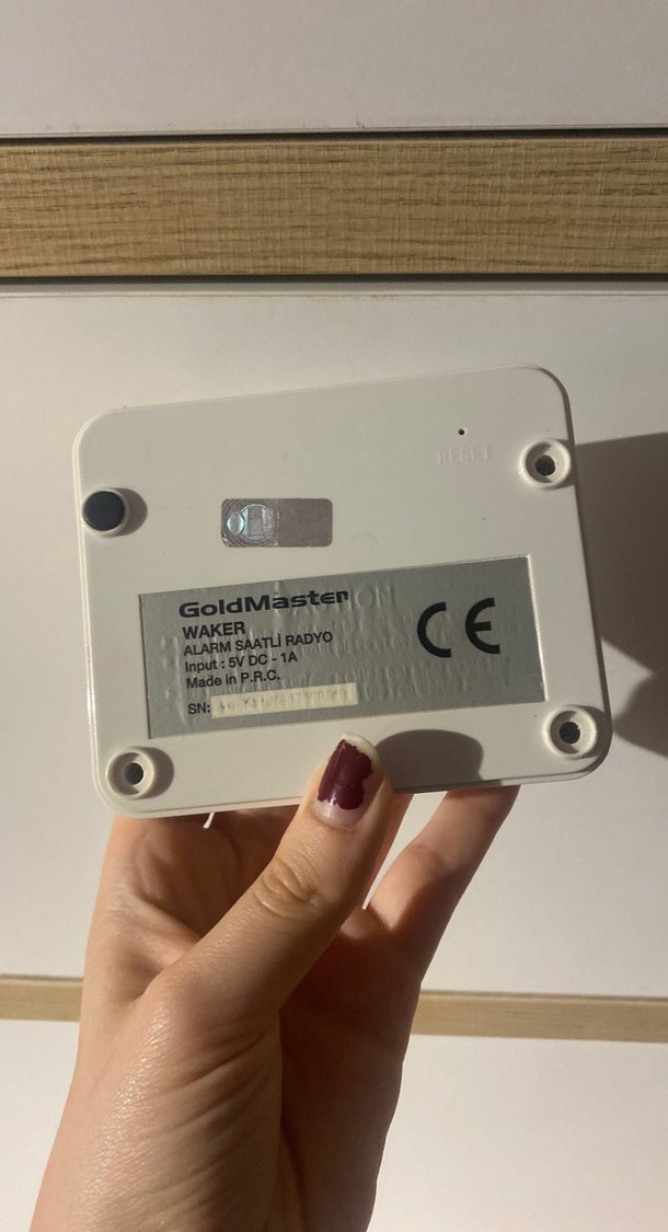 Beyaz Dijital Müzik Sistemi Saatli - Görsel 2