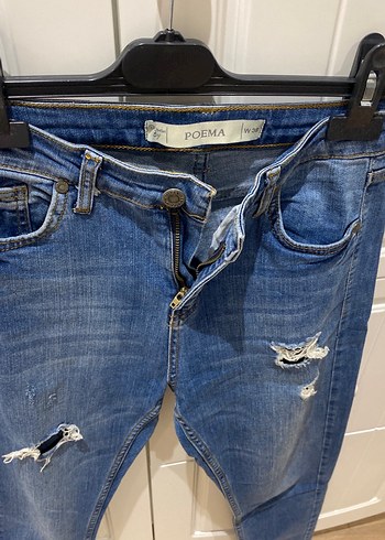 38 Beden mavi Renk Kadın kot pantolon