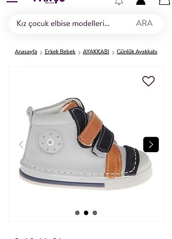 Bebek ilk adım ayakkabısı 