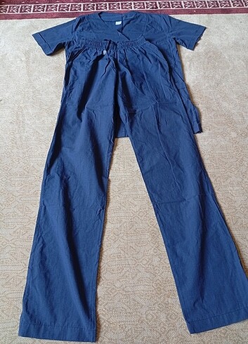 Lacivert hemşire forma - Görsel 2