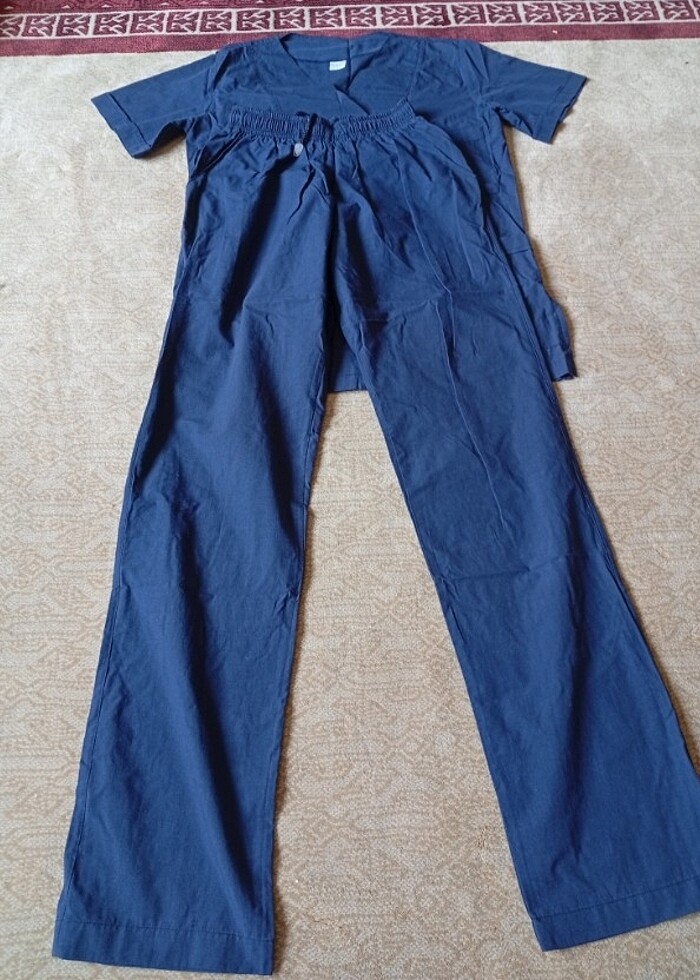 Lacivert hemşire forma - Görsel 2