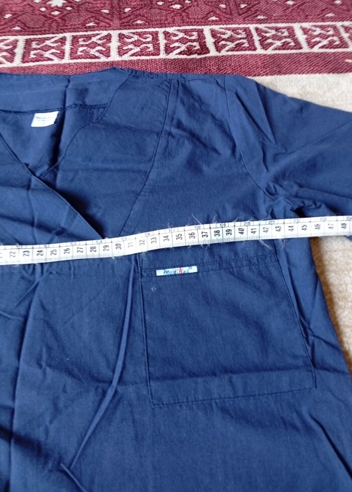 Lacivert hemşire forma - Görsel 5