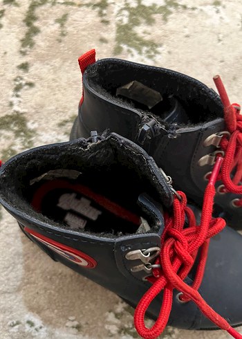 Kırmızı Erkek Çocuk Lastik Botlar - Görsel 4