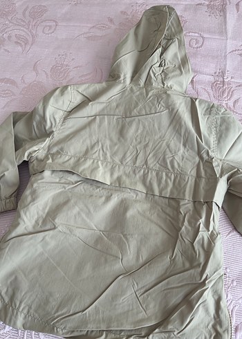 Kapüşonlu Gri Erkek Yağmurluk - Görsel 5