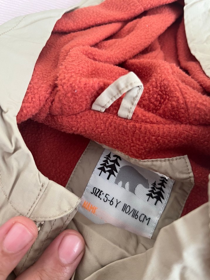 Kapüşonlu Gri Erkek Yağmurluk - Görsel 4