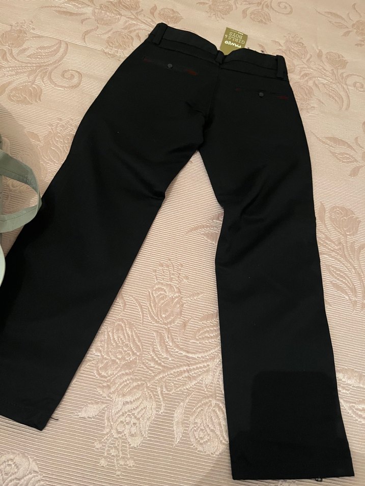 Siyah Kemerli Erkek çocuk pantolon - Görsel 5