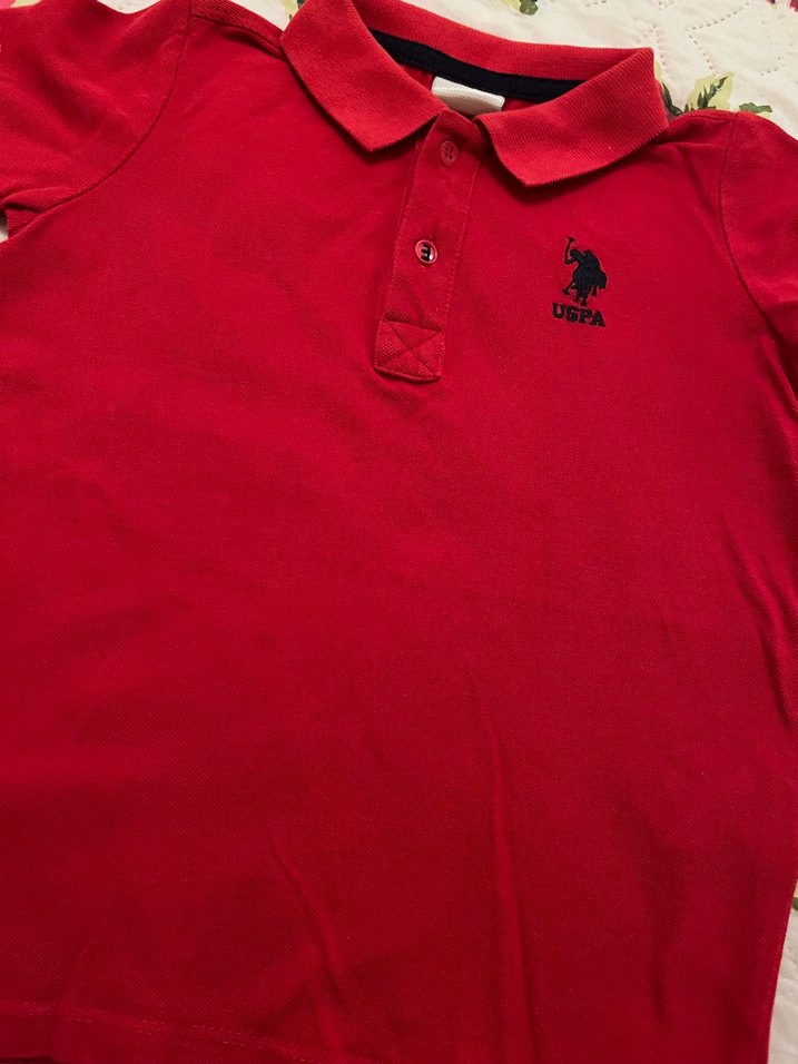 Kırmızı Düğmeli Erkek Polo Tişört - Görsel 3