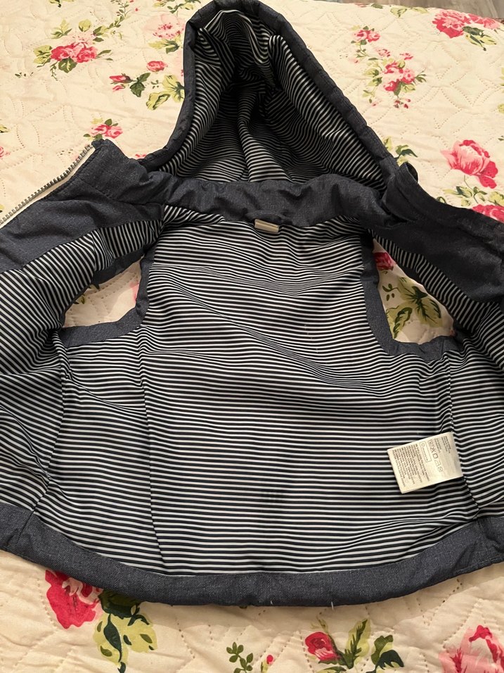 Gri Kapüşonlu Fermuarlı Erkek Çocuk Yeleği - Görsel 3