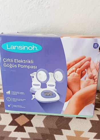 Lansinoh Çiftli Elektrikli Göğüs Pompası Beyaz