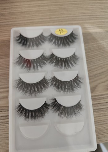 Gri Takma Kirpik Seti 5 Çift - Görsel 2
