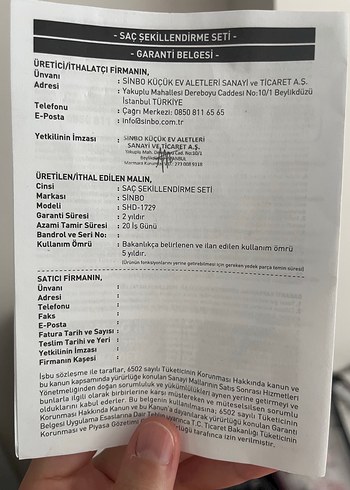  Beden Sinbo Bordo Saç Şekillendirici Seti