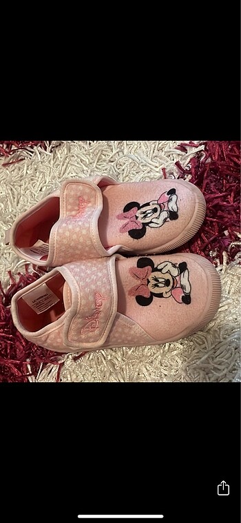 30 numara mickey mouse ev ayakkabısı