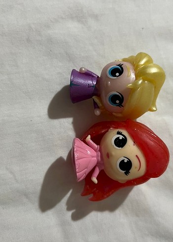  Beden Parlak Pembe Mini Çanta ve Bebek Figürleri