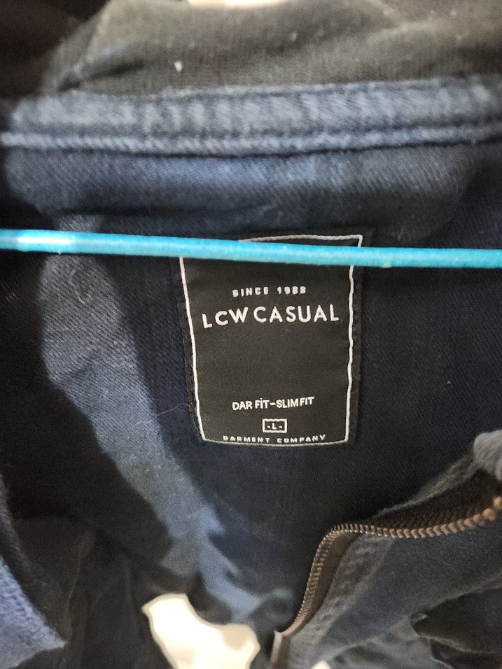 Lacivert Denim Erkek Gömlek - Görsel 2