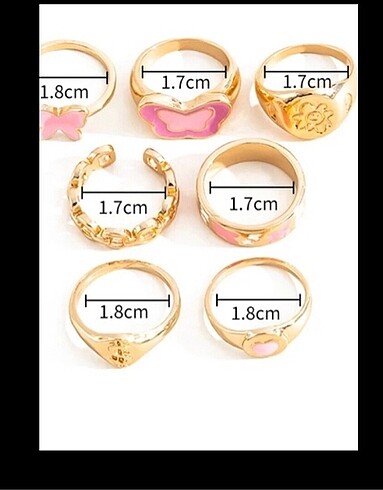 Accessorize Kelebek zincir ultra set
