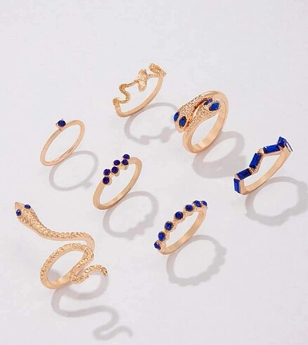 Accessorize Blue snake özel set
