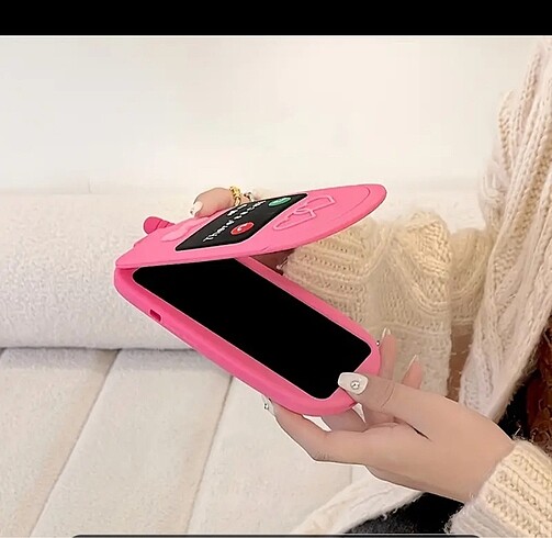 m Beden pembe Renk Kimsede yokk iPhone 12 13 15 kapaklı kılıf