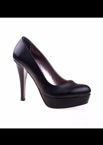 Zara Siyah Platform Topuklu Kadın