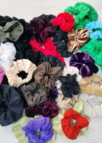 50 adet scrunchie toka