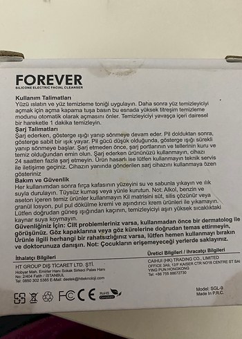Forever Pembe Silikon Yüz Temizleme Cihazı - Görsel 2