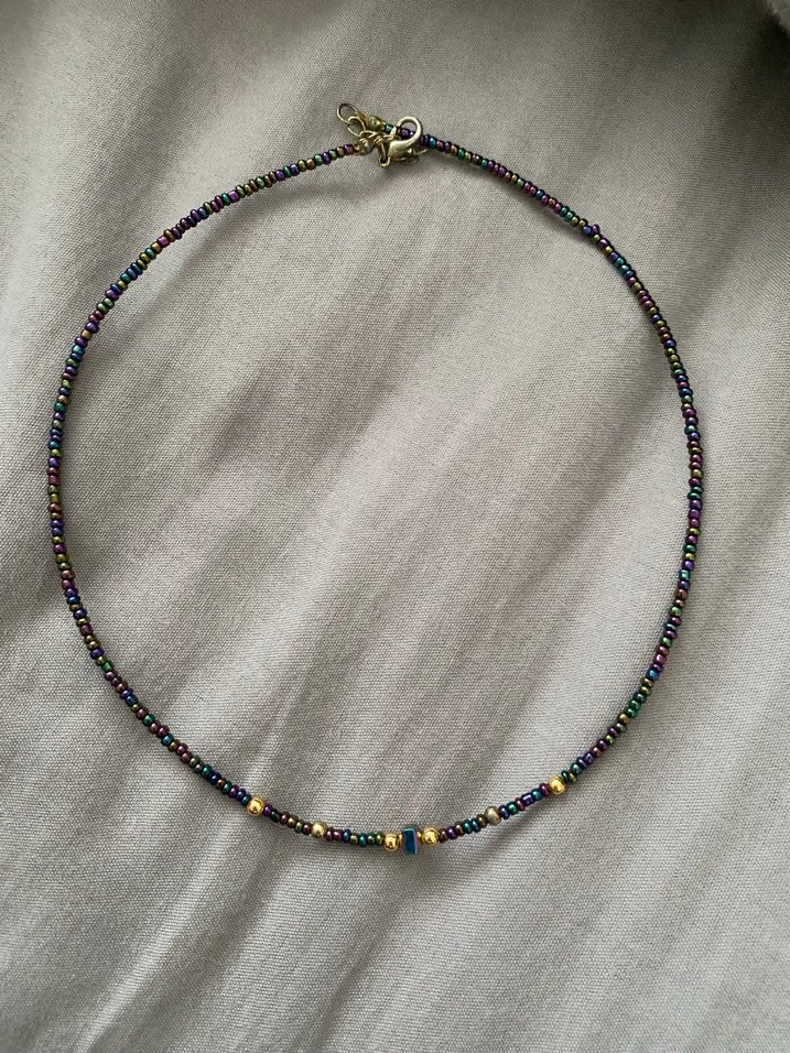 Renkli Boncuklu Bohem Midi Kolye - Görsel 4