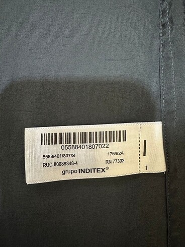 s Beden Zara gri s beden erkek gömlek