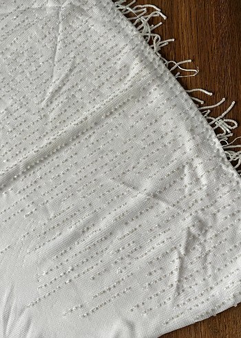 Beyaz Payetli Kadın Bluz - Görsel 3