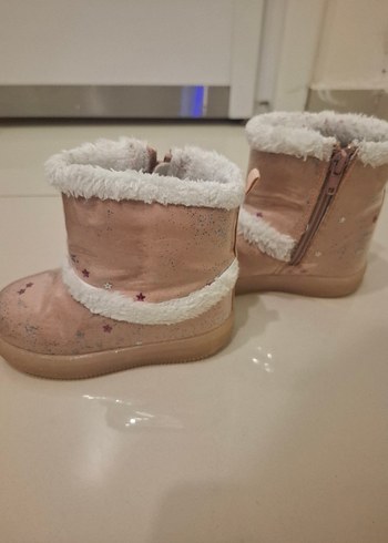 vicco Pembe Kız Çocuk Kürklü Bot