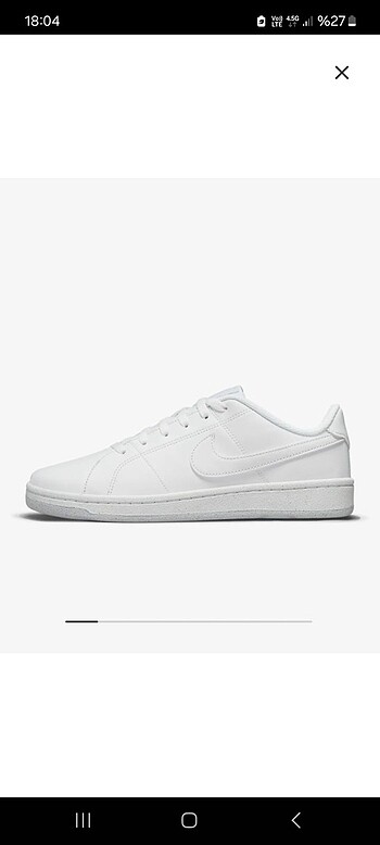 39 Beden Nike beyaz ayakkabı