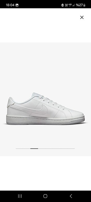 39 Beden beyaz Renk Nike beyaz ayakkabı