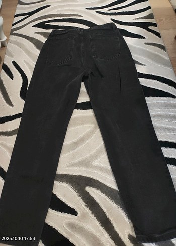 36 Beden Siyah Kadın Denim Pantolon