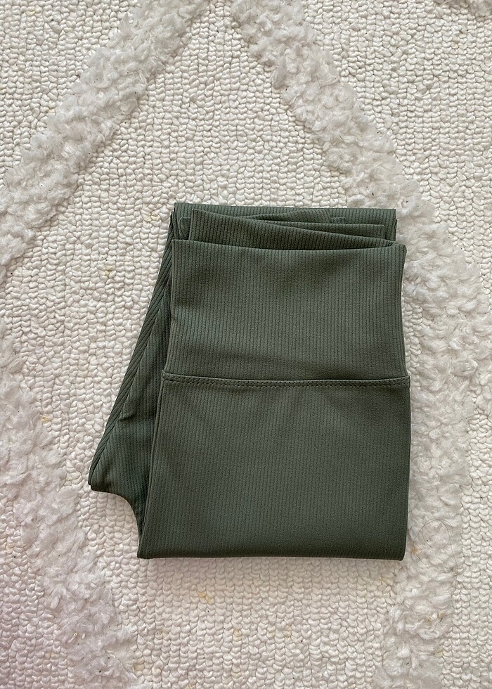 Yüksel bel yumuşacık fitilli tayt - Görsel 3